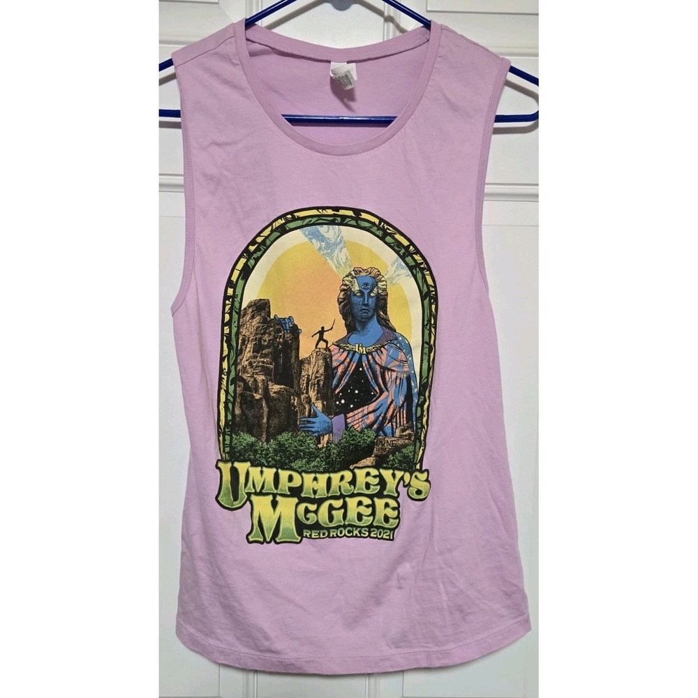 Umphreys McGee Purple Shirt Red Rocks 2021 Womens Large Tank Top Shirt Band Tee